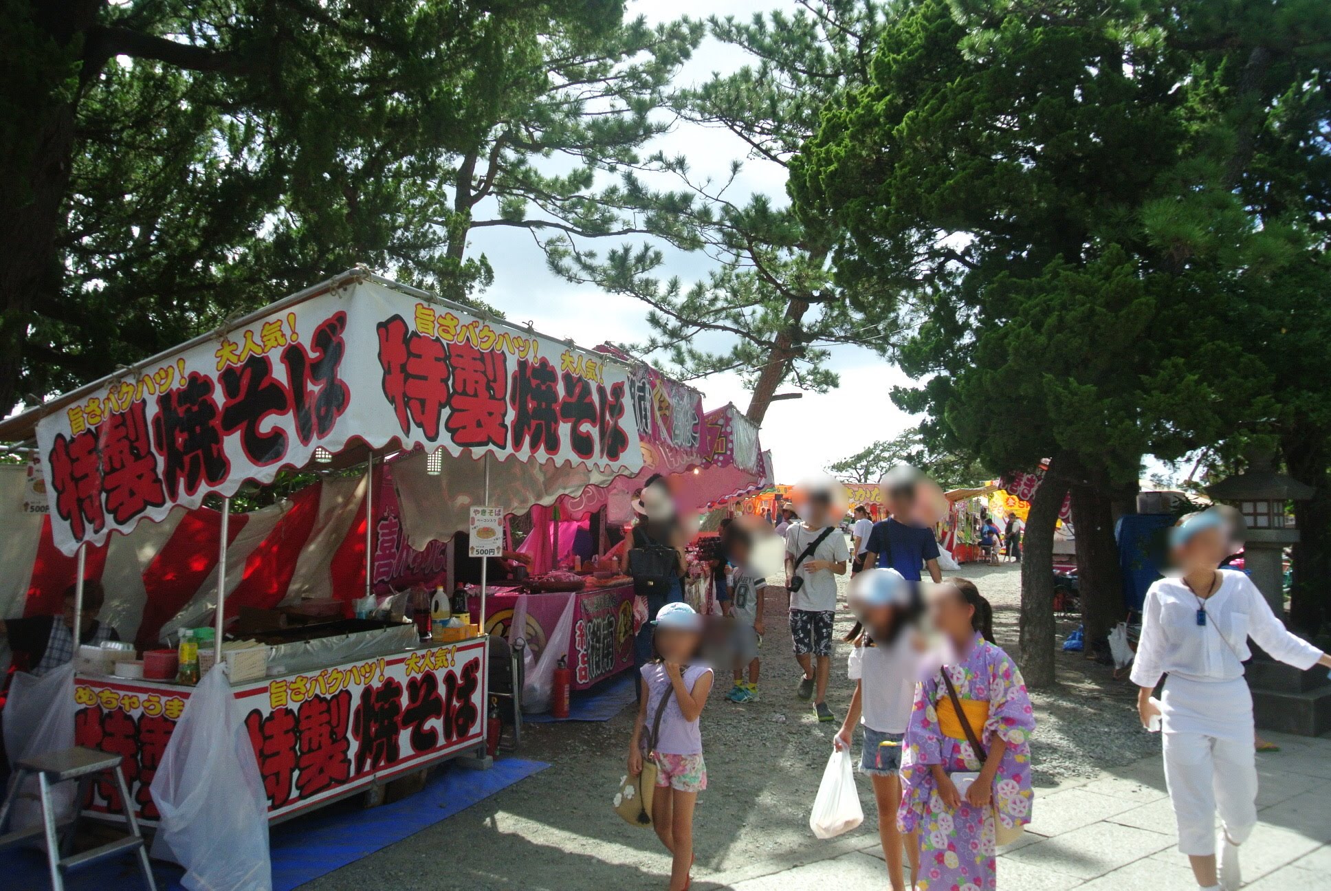 葉山森戸神社夏祭り コージーコーナー