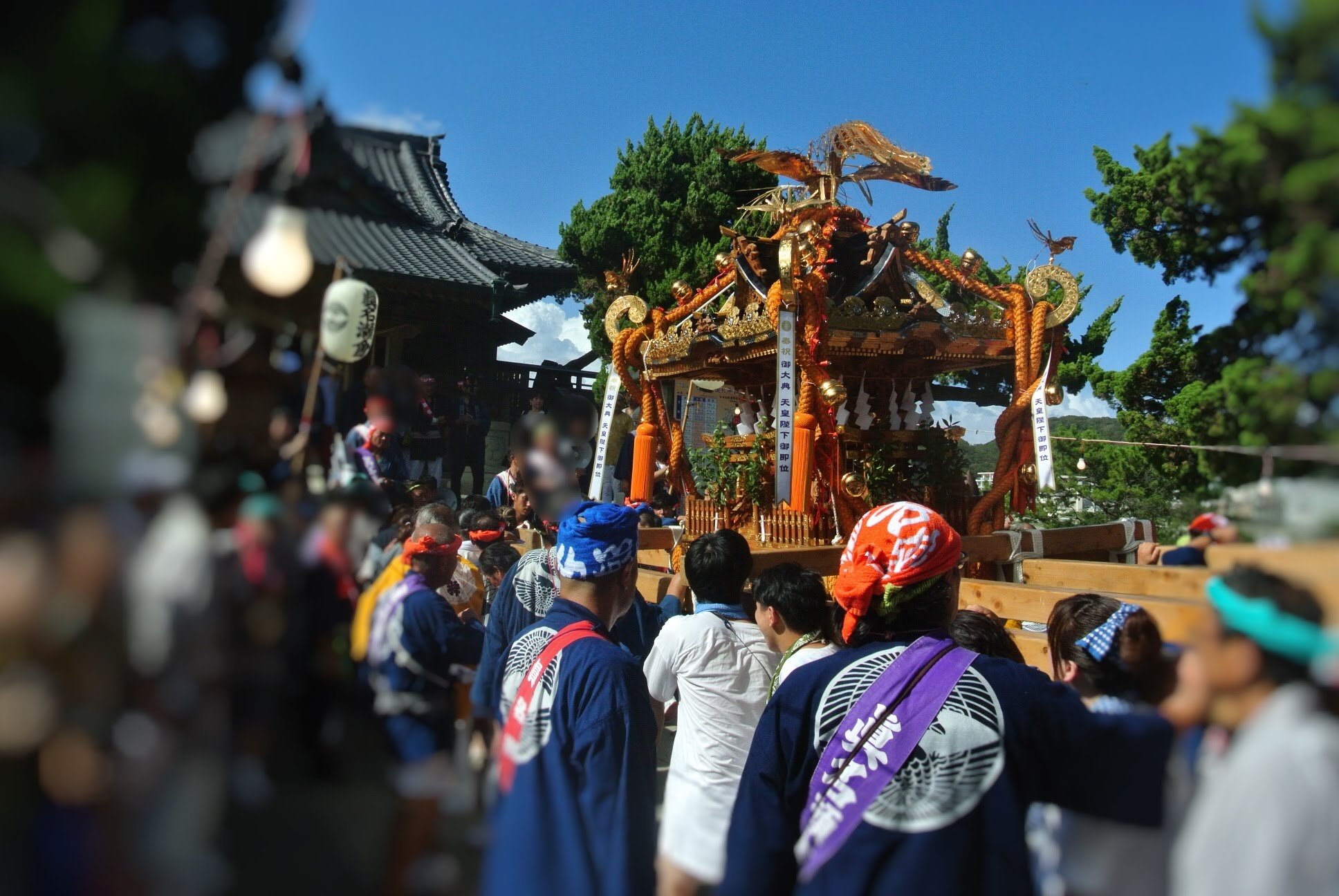 2019年葉山・森戸神社の例大祭。